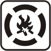 kein offenes Feuer erlaubt